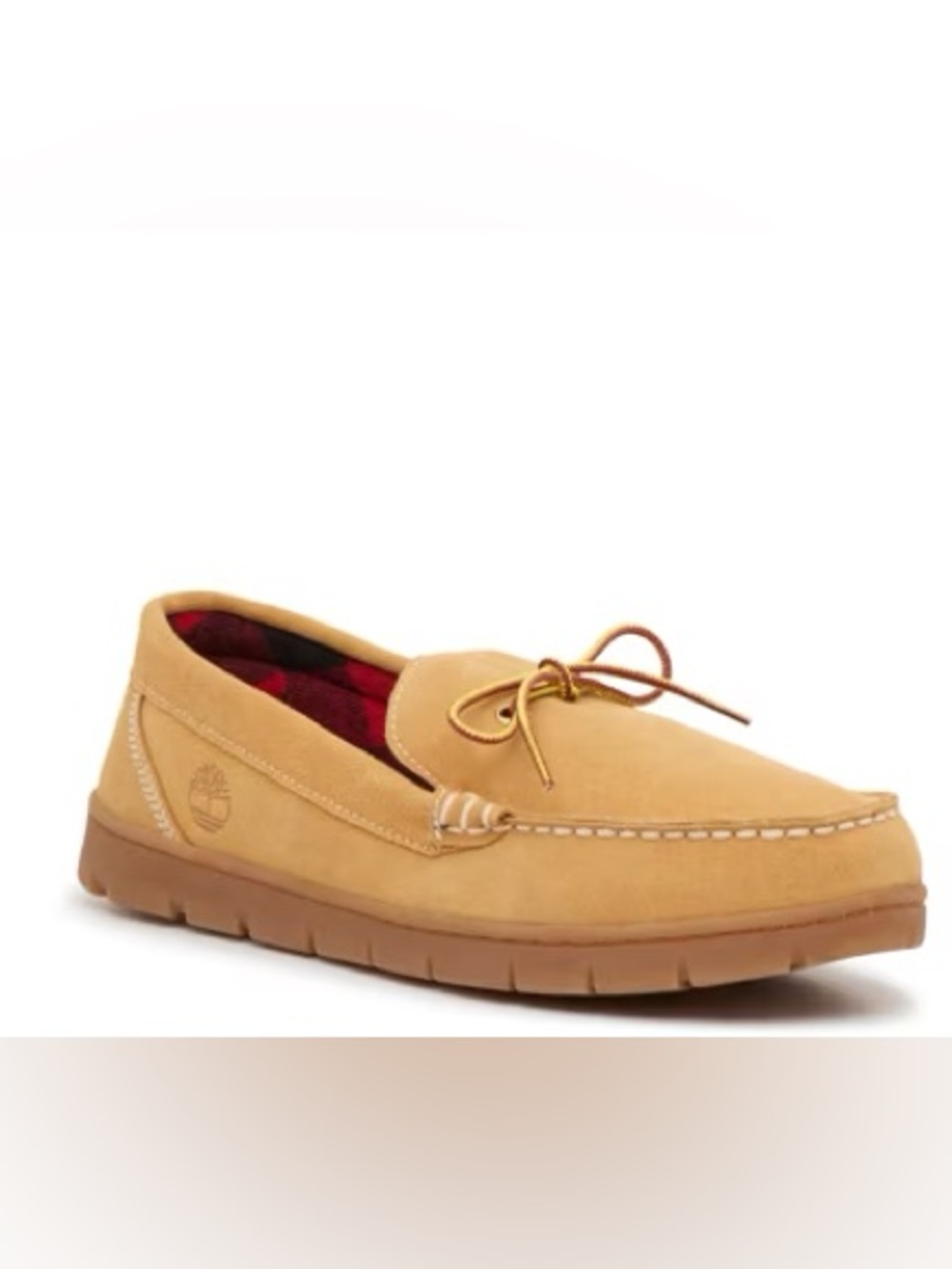 Timberland Men's Tan Suede Moc Toe Slip-On Loafer